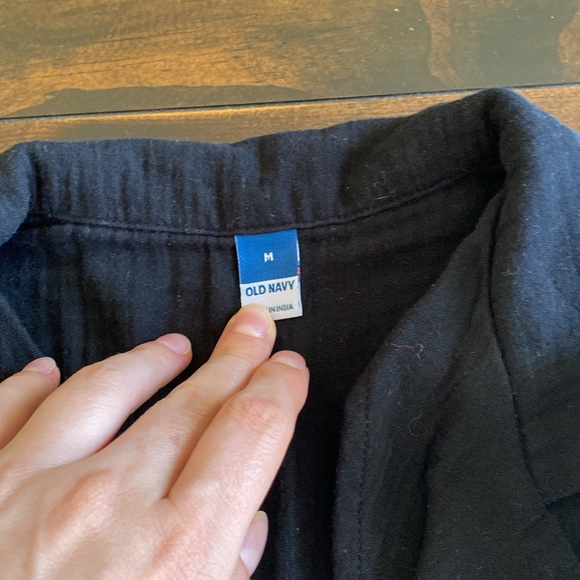 Bundle of Two Black Button Down Blouses - Picture 4 of 6